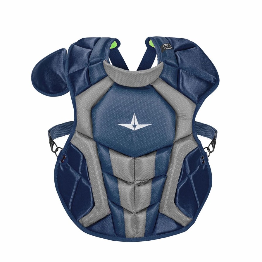 Batting Gloves * | All-Star System7 Axis Nocsae Youth Catcher'S Chest Protector