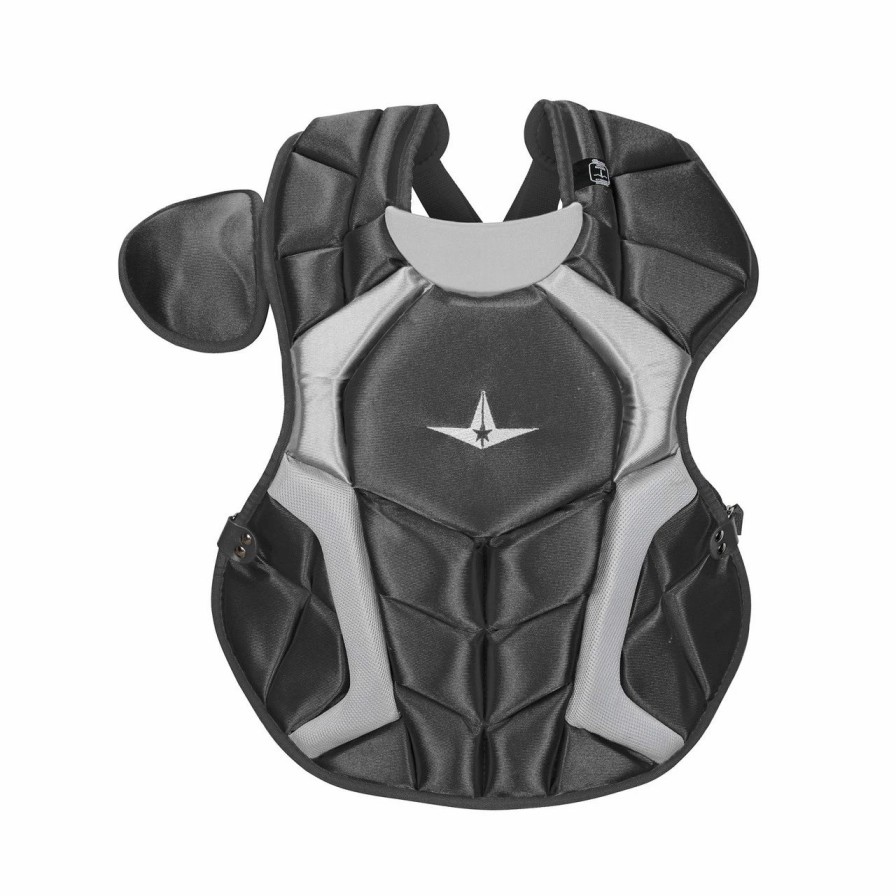 Batting Gloves * | All-Star Player'S Series Nocsae Ages 9-12 Baseball Catcher'S Chest Protector