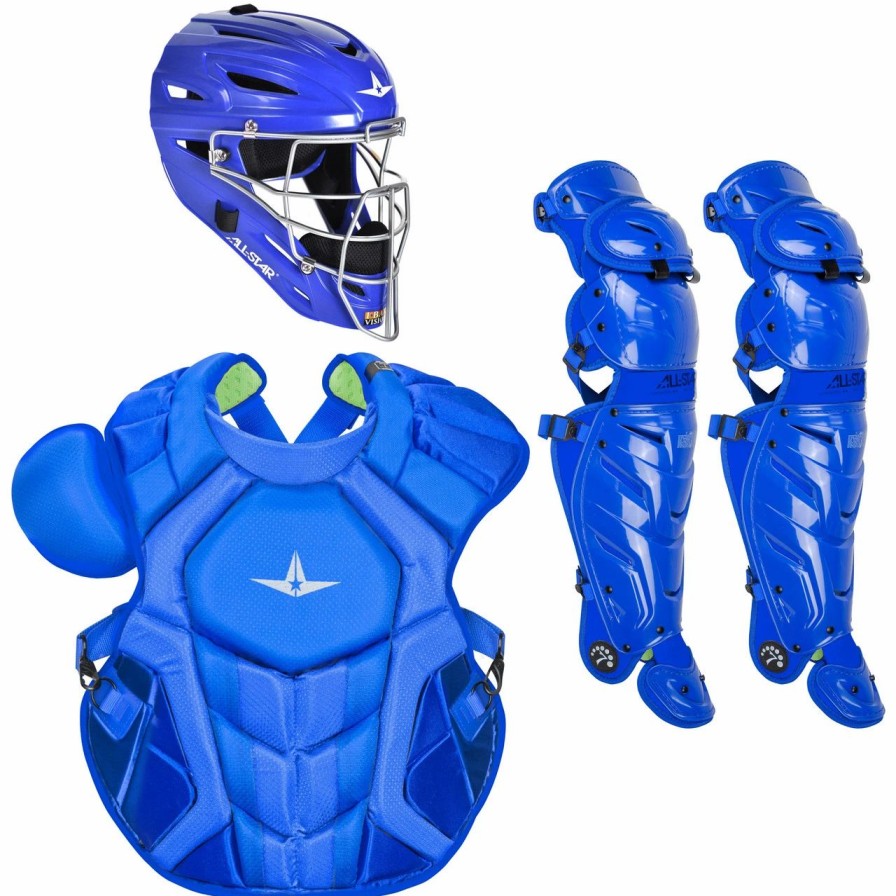 Batting Gloves * | All-Star Solid Color System7 Axis Nocsae Adult Baseball Catcher'S Package