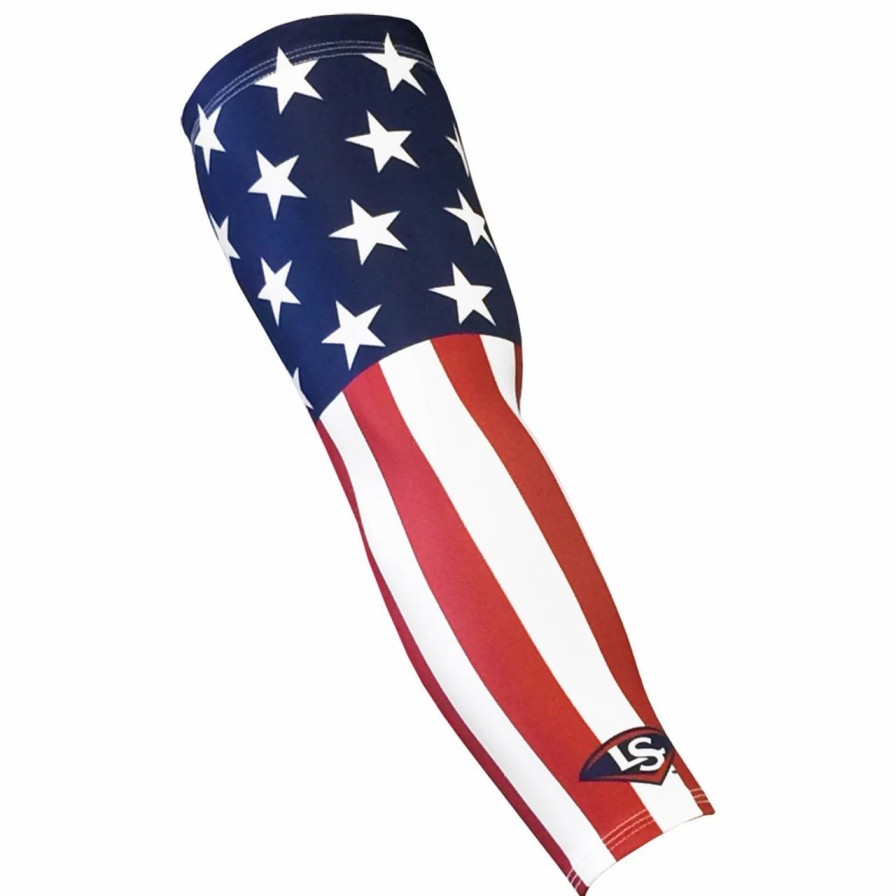 Accessories * | Louisville Slugger Usa Flag Compression Arm Sleeve