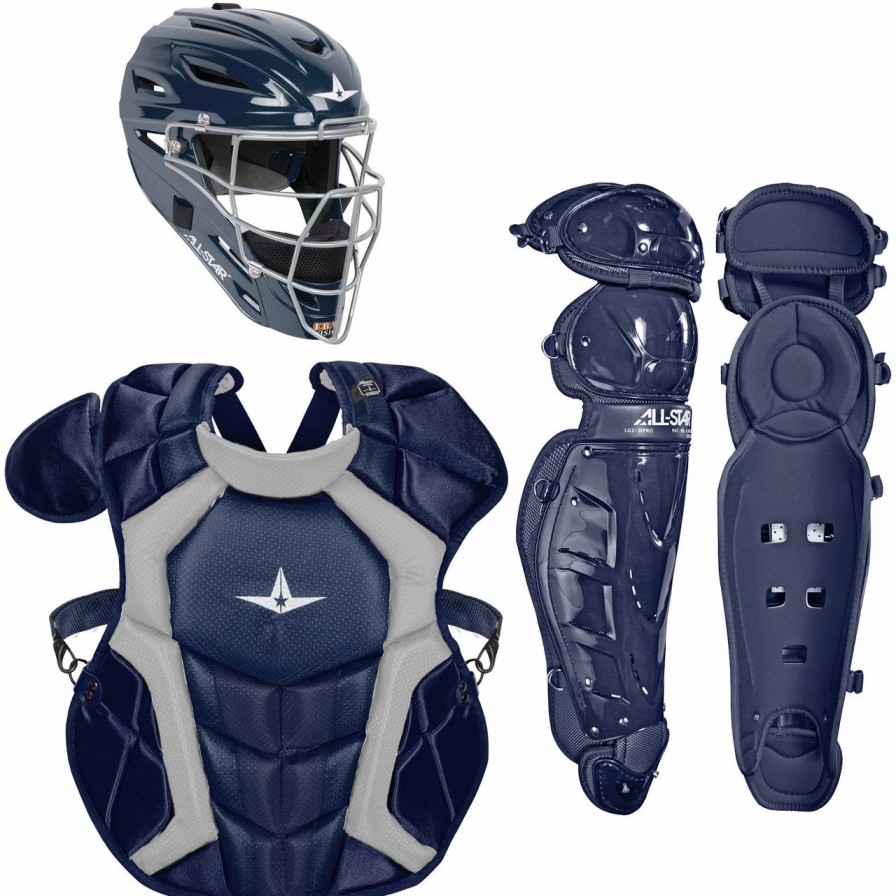 Batting Gloves * | All-Star Classic Pro Nocsae Adult Baseball Catcher'S Package