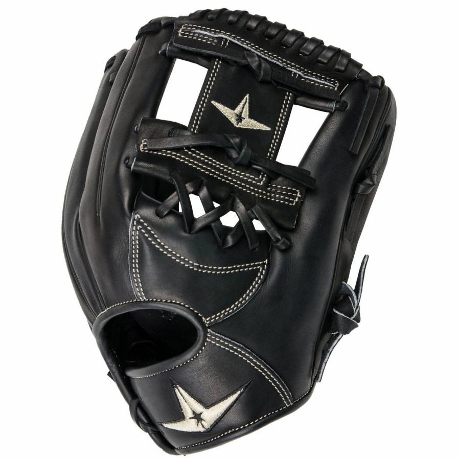 Gloves * | All-Star Pro-Elite 11.5 Inch Fgas-1150I Baseball Glove Black