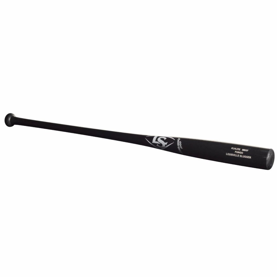 Bat * | Louisville Slugger Flylite Poplar Mb37 Wood Fungo Bat Black