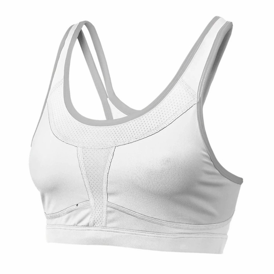 Accessories * | Mizuno Elite 9 Smash Women'S Volleyball Sport Top White/Grey