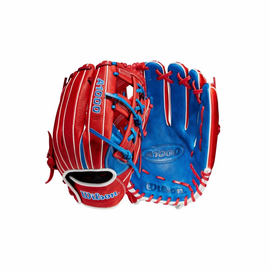 Gloves * | Wilson 2023 A1000 Red/White/Blue Series 12 Inch Wbw10083812 Baseball Glove