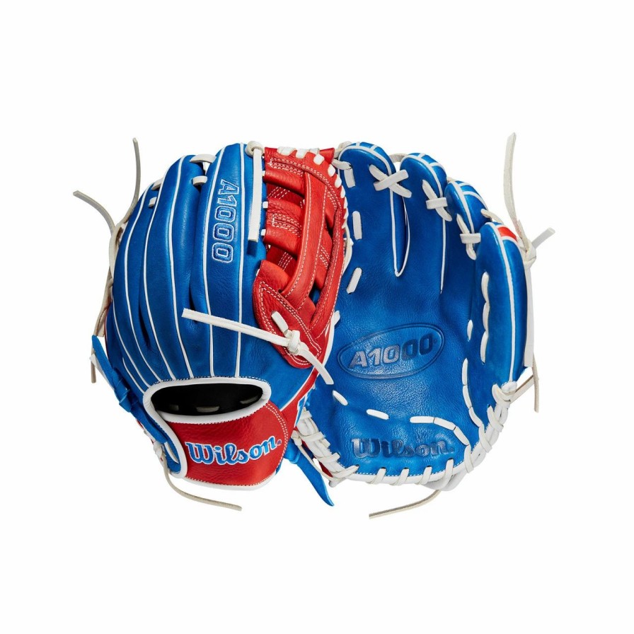 Gloves * | Wilson 2023 A1000 Red/White/Blue Series 11 Inch Wbw10083511 Baseball Glove