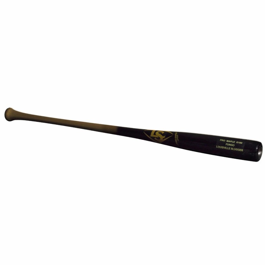 Bat * | Louisville Slugger Pro Maple G160 Wood Fungo Bat Black/Gold