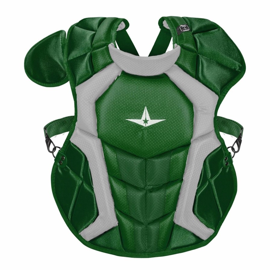 Batting Gloves * | All-Star System Seven Pro Nocsae Adult Baseball Catcher'S Chest Protector