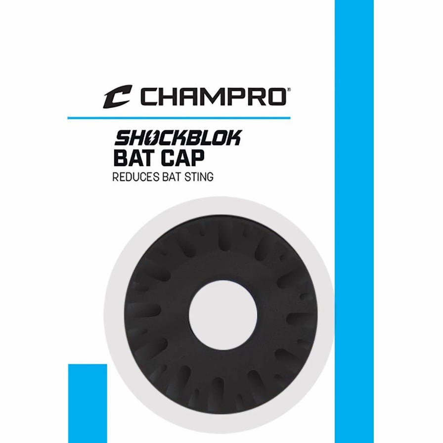 Accessories * | Champro Shokblok Baseball/Softball Bat Choke-Up Pad Black