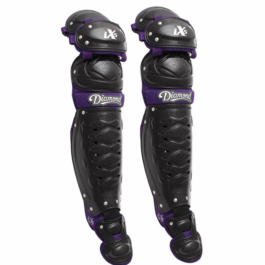 Batting Gloves * | Diamond Ix5 Intermediate Baseball Catcher'S Leg Guards