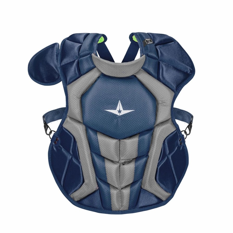 Batting Gloves * | All-Star System7 Axis Nocsae Intermediate Catcher'S Chest Protector