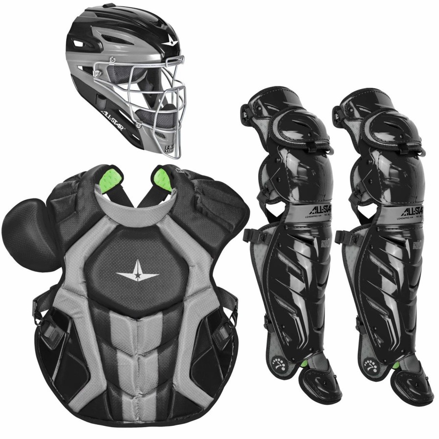 Batting Gloves * | All-Star System7 Axis Nocsae Adult Baseball Catcher'S Package