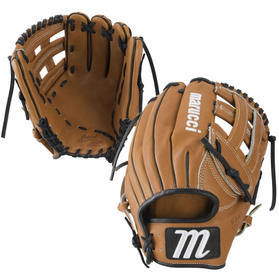 Gloves * | Marucci Capitol Series 11.5 Inch Mfgcp53A3-Tf/Bk Baseball Glove