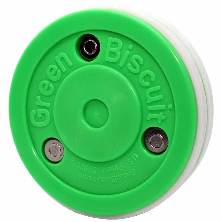 Accessories * | Green Biscuit Pro Hockey Saucer Pass Puck