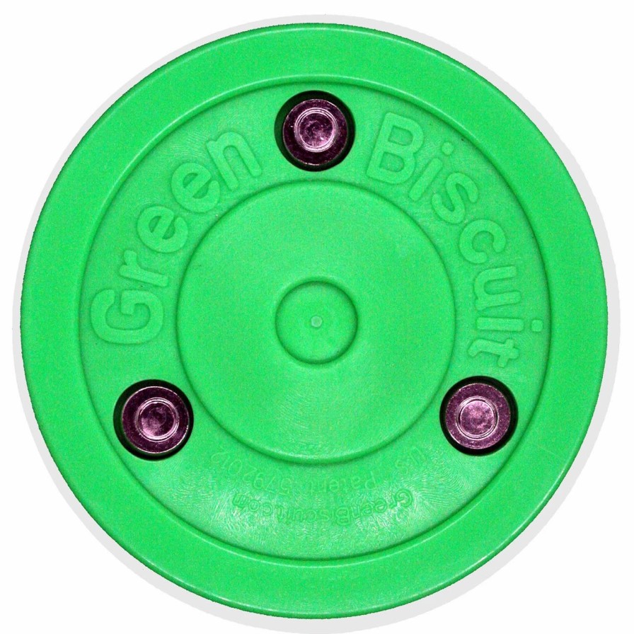 Accessories * | Green Biscuit Pro Hockey Saucer Pass Puck