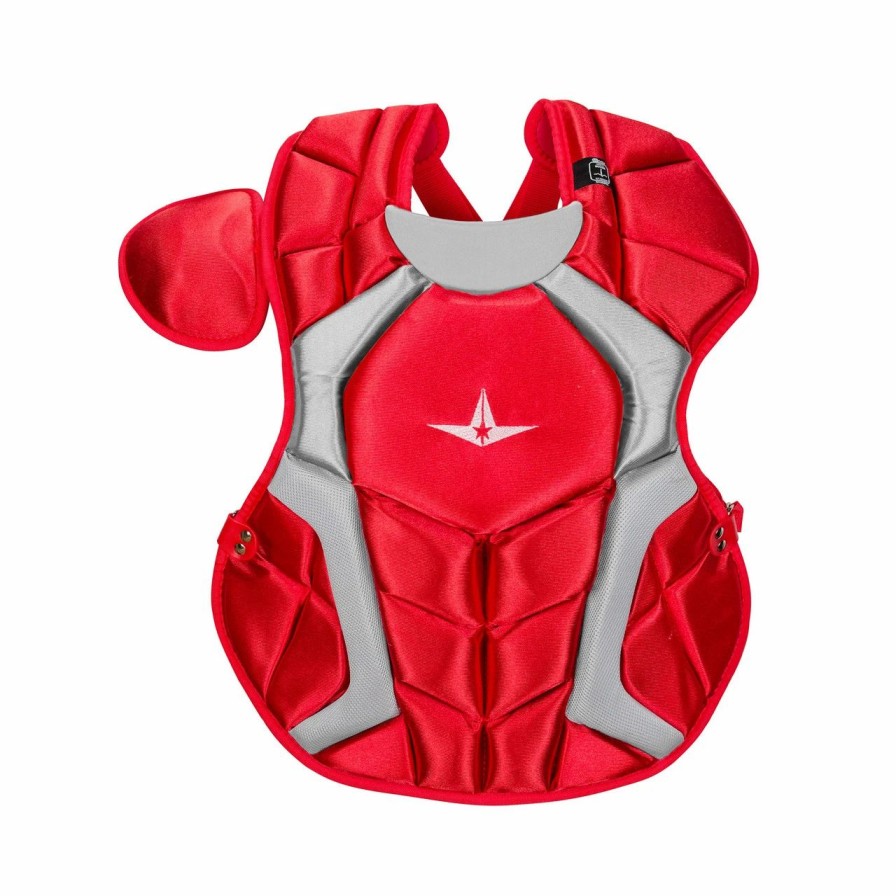 Batting Gloves * | All-Star Player'S Series Nocsae Ages 7-9 Baseball Catcher'S Chest Protector